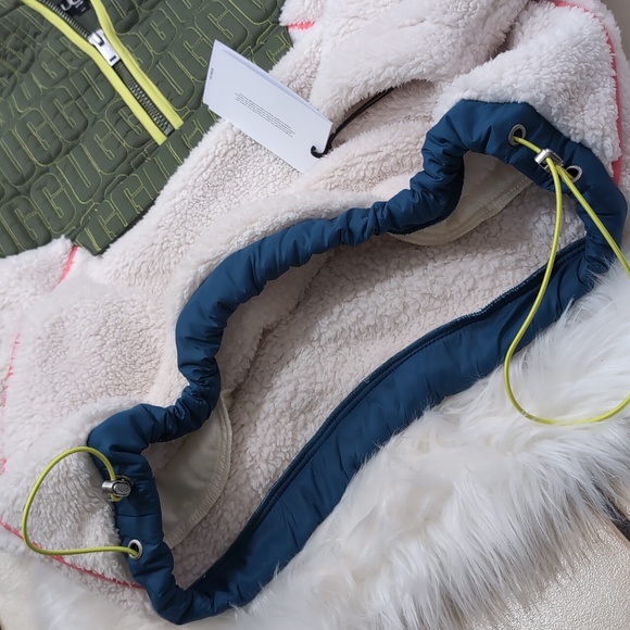 NWT UGG Iggy Sherpa Half Zip Pullover - Picture 9 of 16